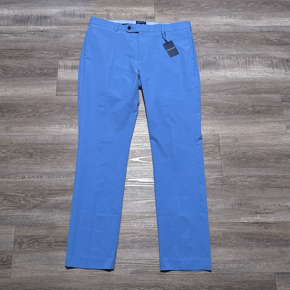 Peter Millar Crown Crafted Men's Size 36x32 Brook Blue Surge Performance Pants